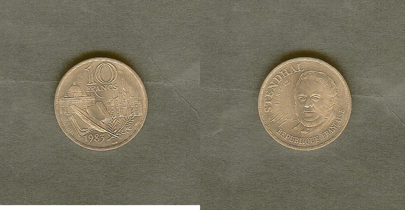 10 francs Stendhal 1983 SPL+